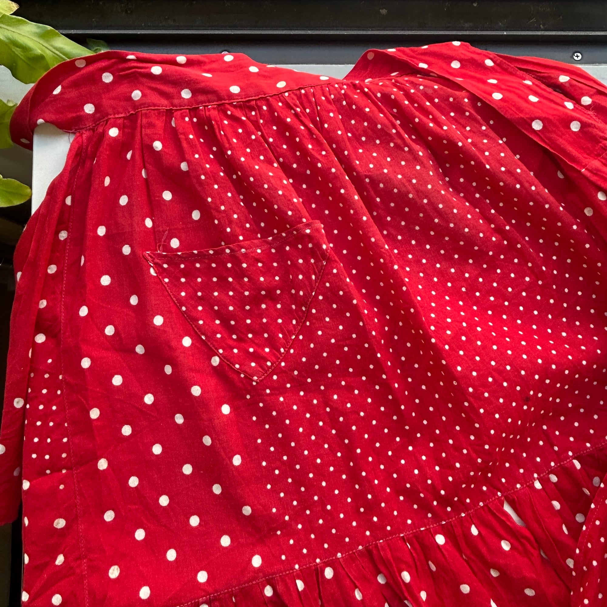vintage Handmade 水玉エプロン | Milo Antiques & Vintage