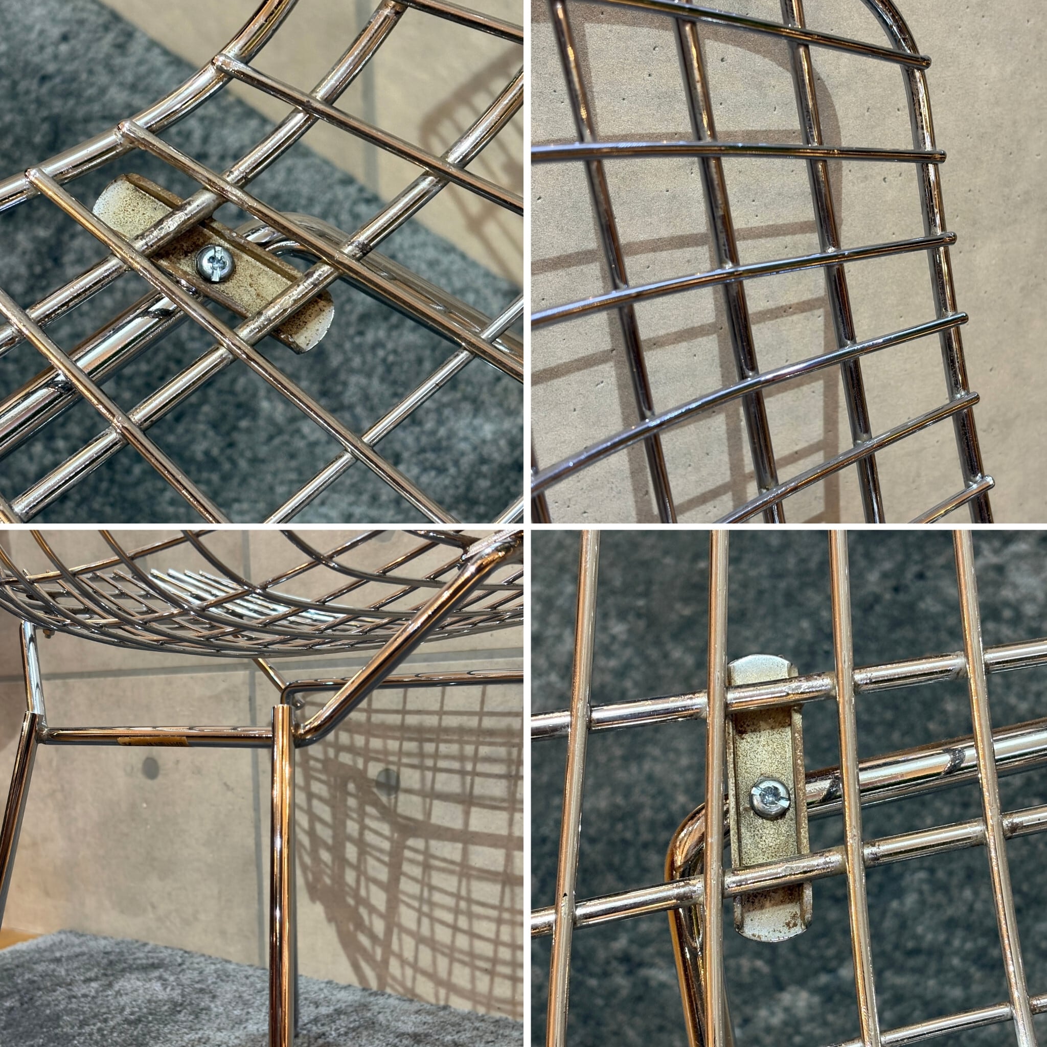 USED】Knoll ノール ハリー・ベルトイア サイドチェア Harry Bertoia