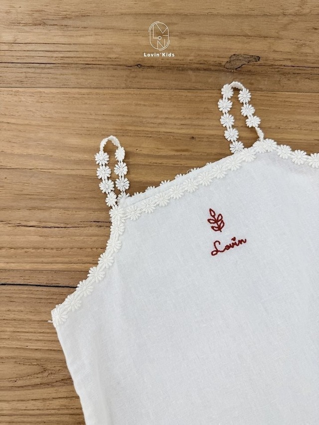 《予約》Lovin' ¨ lovered embroidery top ¨ 26summer