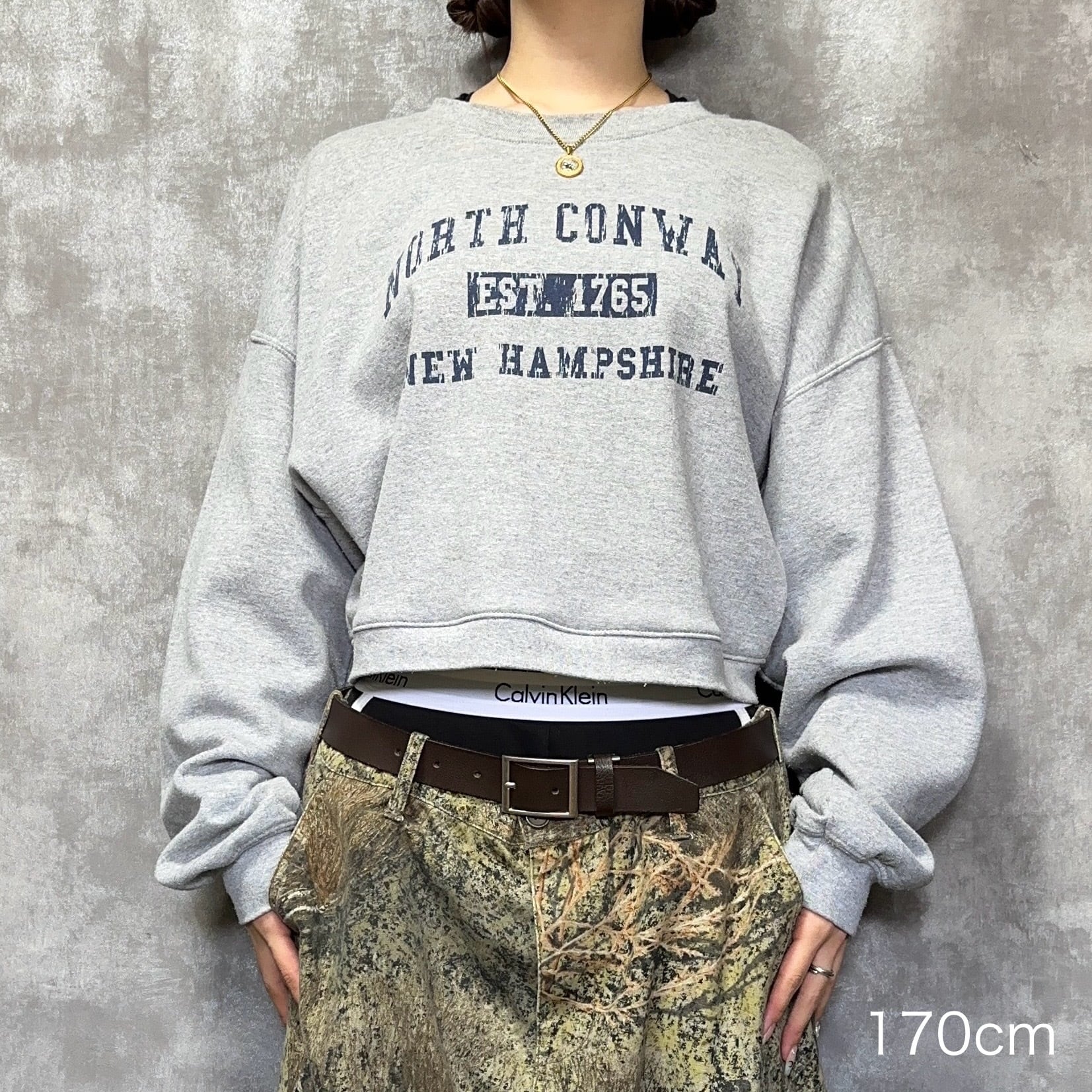 古着✯リメイクトレーナー✯ （レディース 古着 90s USA製 Lee  