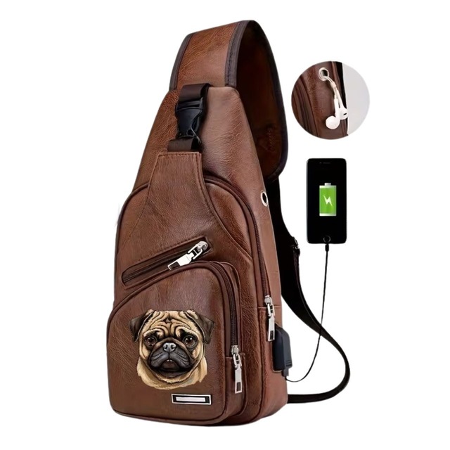 PU body bag -fawn face- 　　item-0487