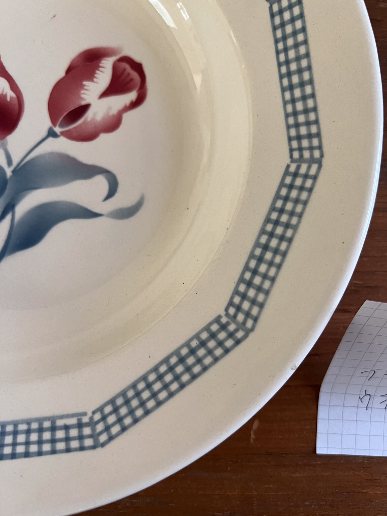 サルグミンヌ スープ皿 アンティークプレート C フランスアンティーク