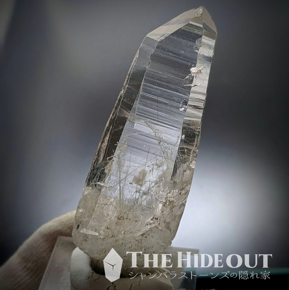 ヒマラヤ水晶オールドストック原石標本036 超絶お買い得！ミラーの輝き