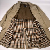 DAKS ダックス Drakkar ベルギー製生地 ライナー付き ステンカラーコート 92A5/カーキベージュ系 メンズ