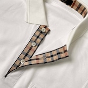 DAKS ダックス ワンポイント 半袖 ポロシャツ M/ホワイト メンズ