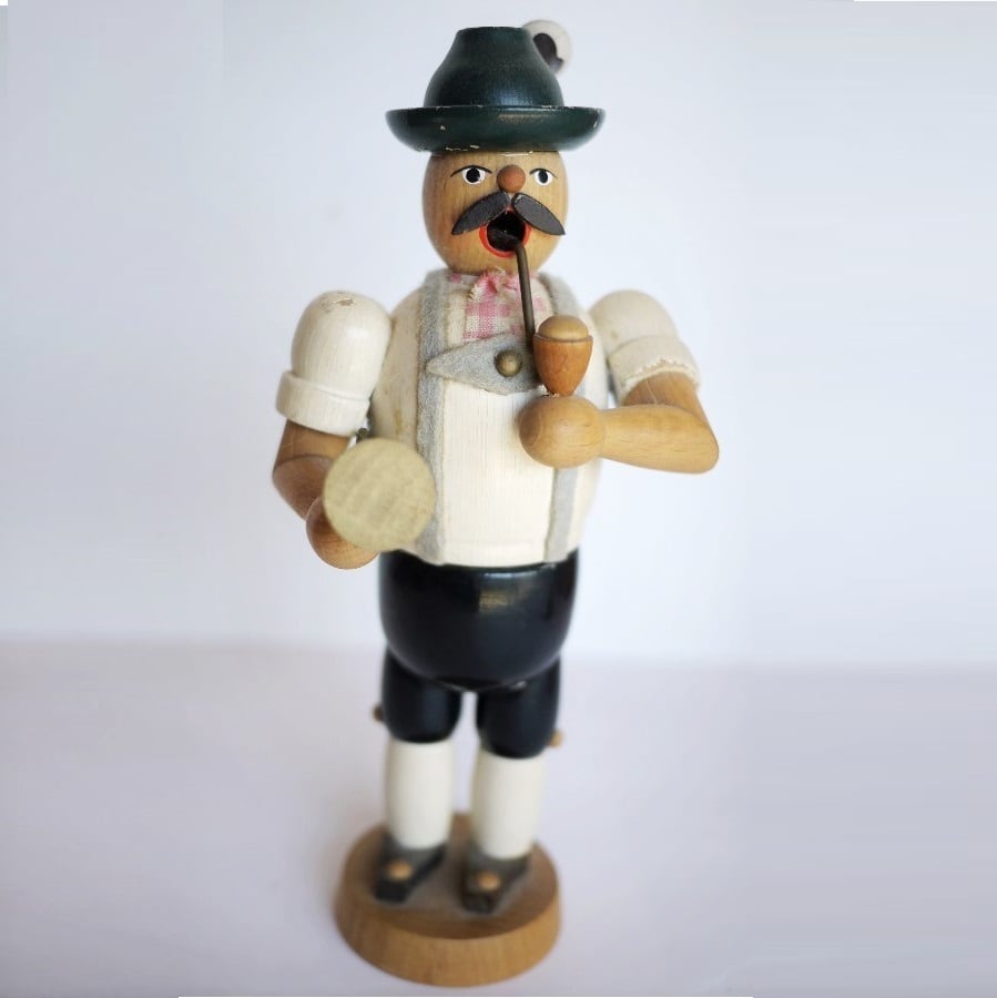 トランペット吹き スモーカー 煙出し人形 パイプ人形