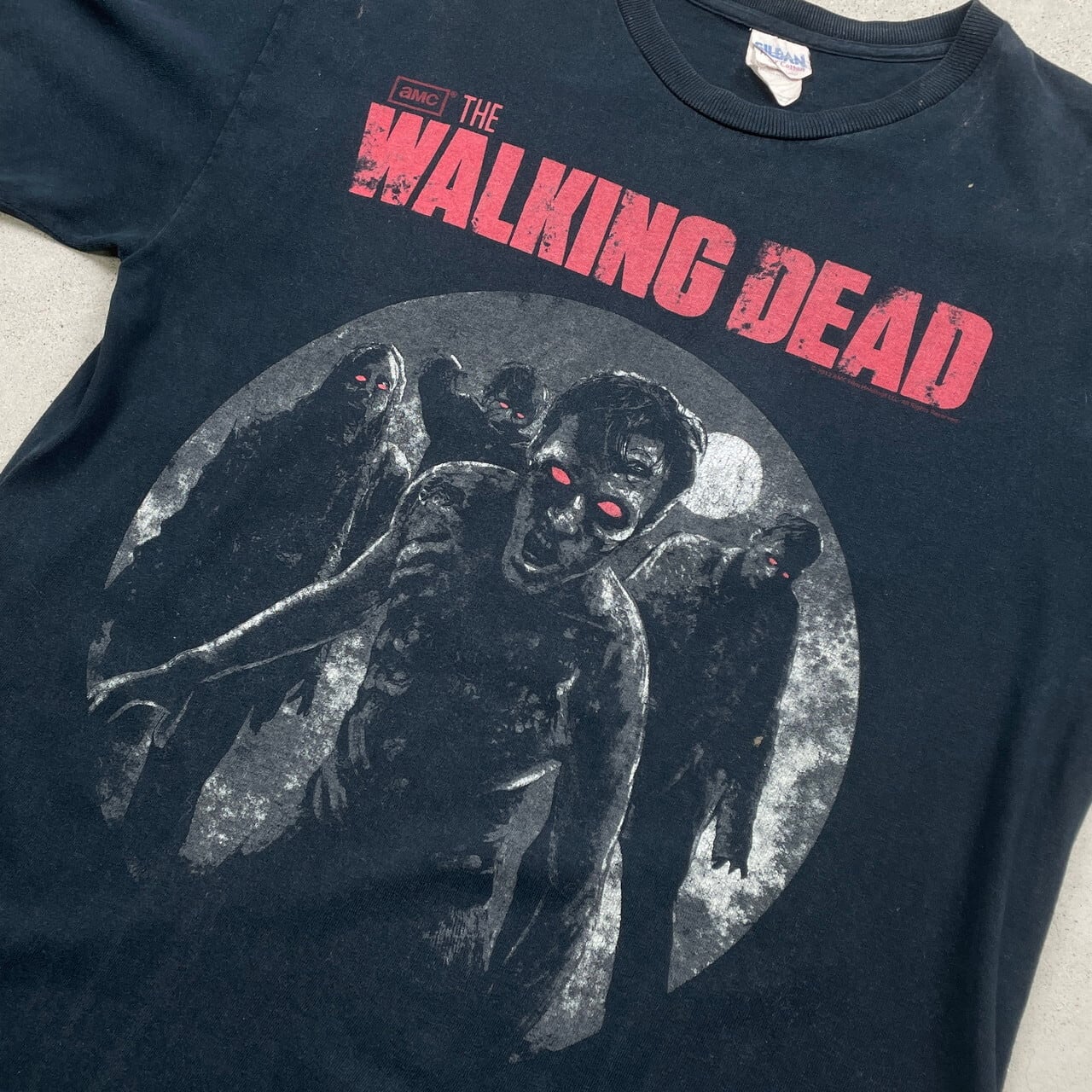 古着ウォーキングデッドGILDAN 2XL ホラーアート Tシャツ