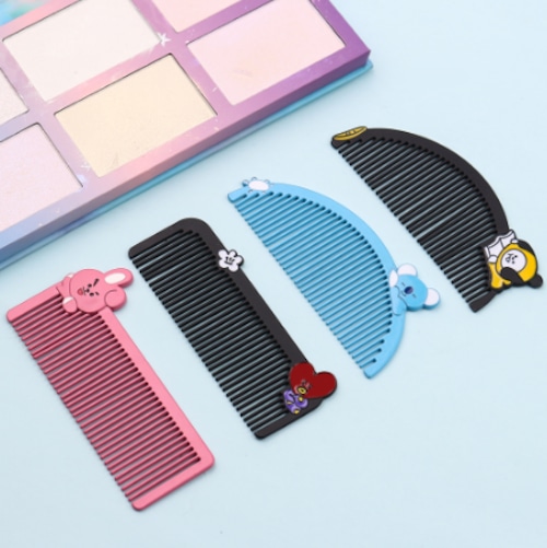 【A00110】BT21 BTS かわいい 金属 くし 帯電防止 コーム