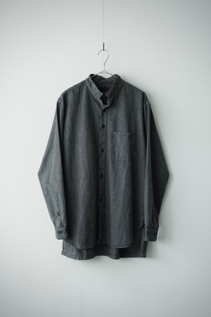 Melengd Dobby Stiripe  / Gardener Shirt (薄墨）