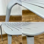 【展示品】MAGIS PLATO CHAIR metallic gray マジス プラート チェア メタリックグレー スタッキング可能 屋外使用可能 ダイニングチェア ガーデンチェア デザイナーズ家具 グレー系【送料無料】
