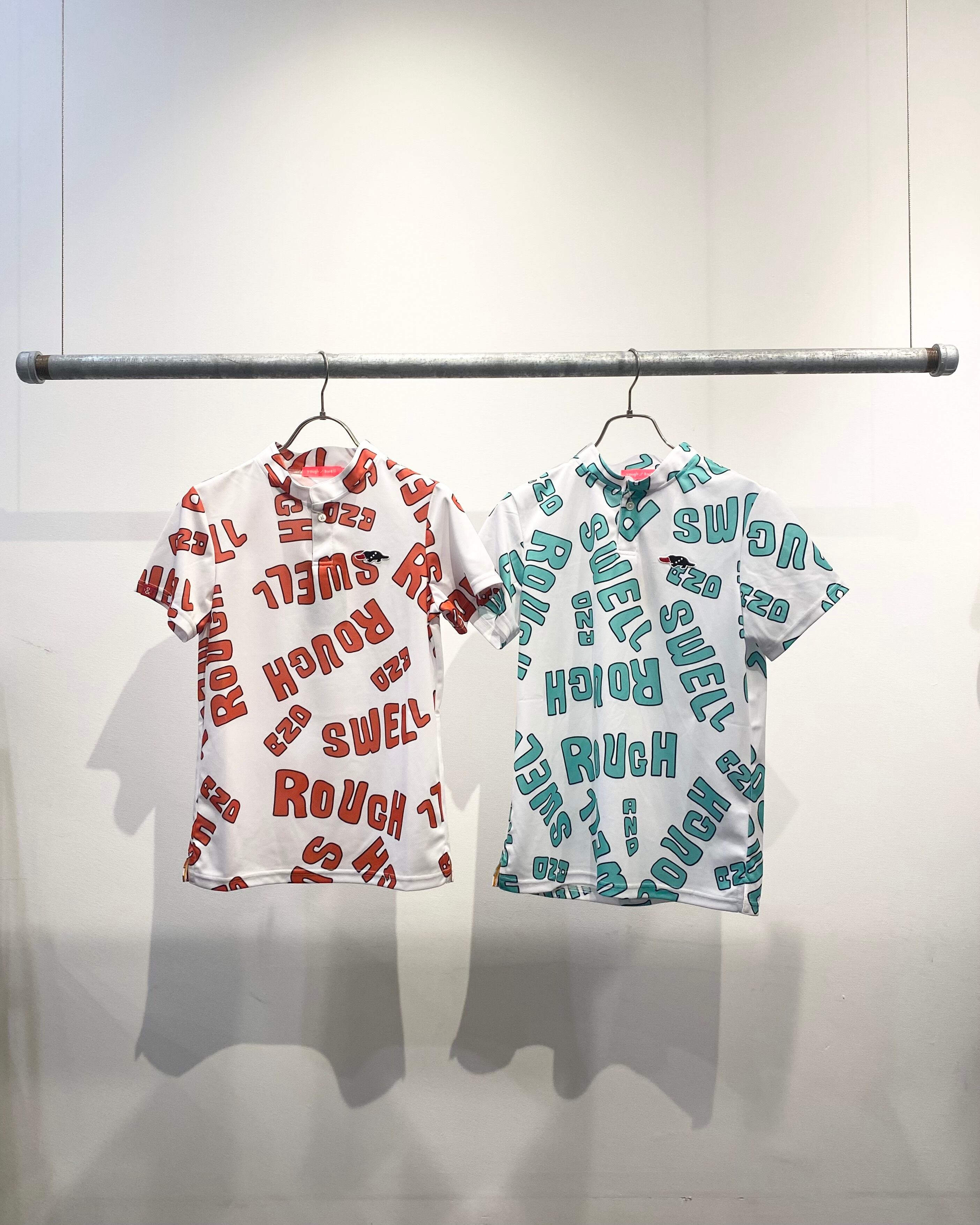 rough & swell】《WOMEN'S》BIG LOGO ROUGH-NECK W. | Sandy GOLF