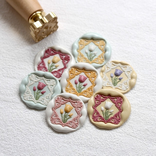 ☆Wax Seal Stamp │ Tulip fragrance