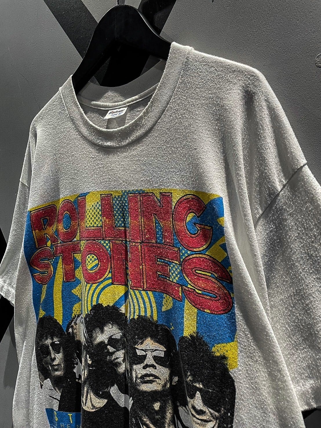 80'S vintage Rolling Stones 欧州ツアー マフラー 80'S vintage
