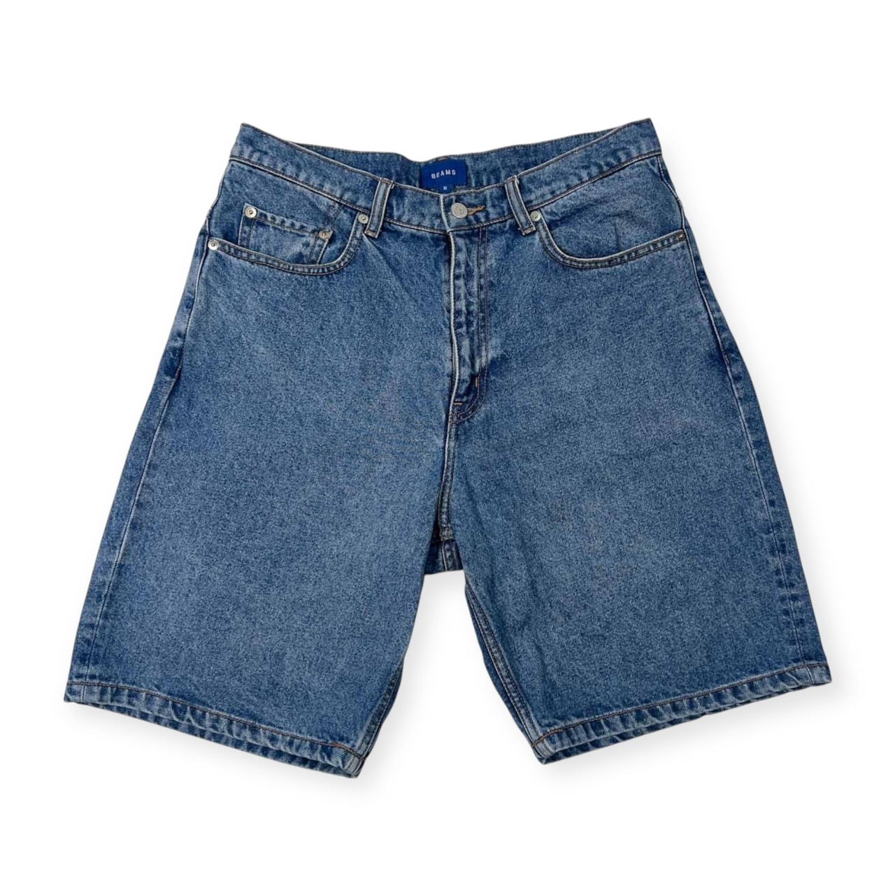 BEAMS ビームス ワイド デニム ハーフパンツ ショートパンツ サイズ M /メンズ