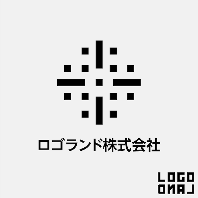 ロゴマークデザイン - 結晶のような、人が集まる場所のようなロゴ