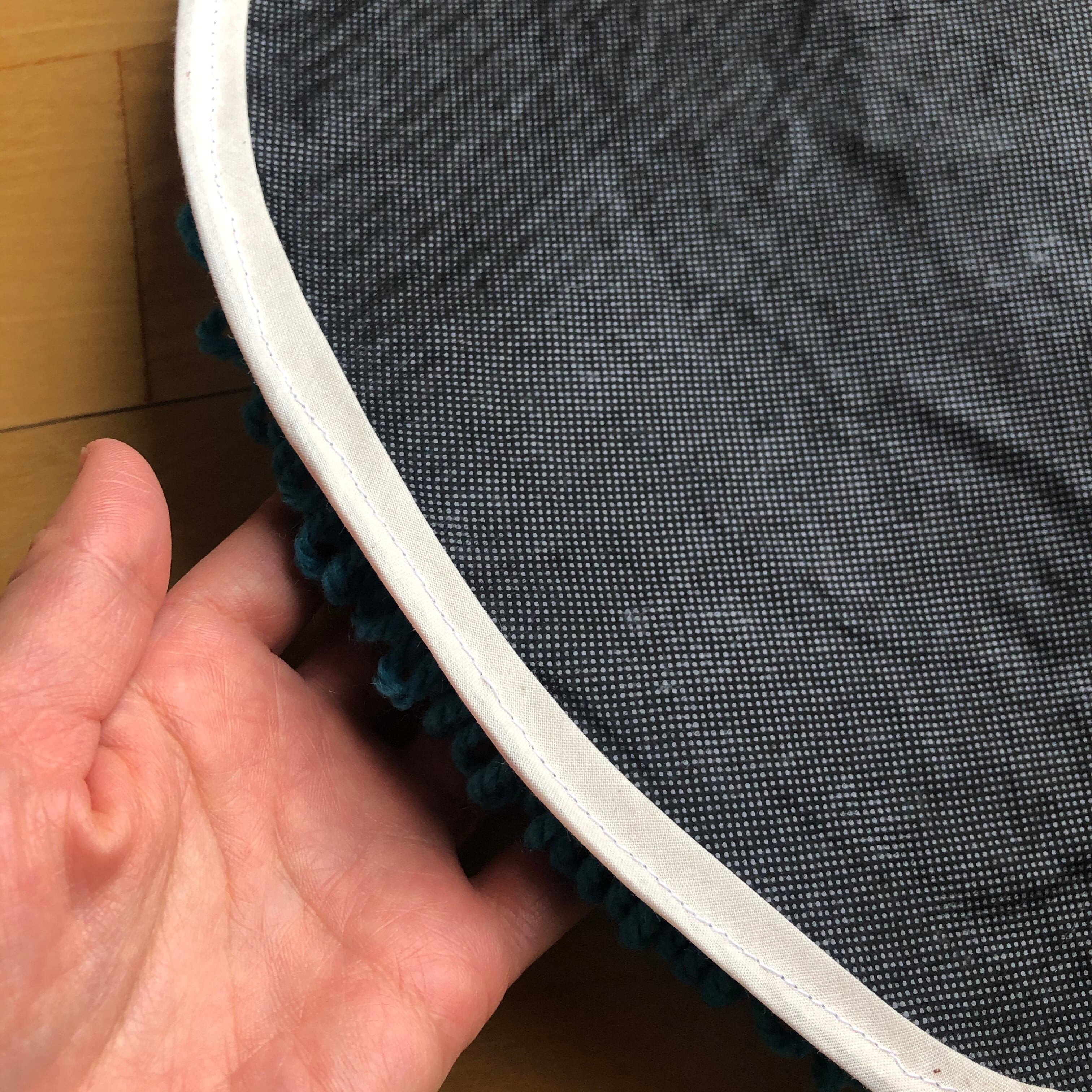 ひまわり様グレー一枚 夏が待ち遠しいラグ ひまわり | ラグ屋のニコ