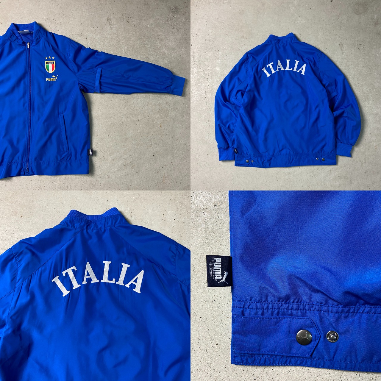 00年代 PUMA プーマ ITALIA スポーツジャケット トラックジャケット 