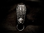 THIRTEEN DESIGNS サーティーンデザインズ KY-CF CustomPrototype COFFIN BELT LOOP KEY CHAIN Crocodile クロコダイル 鰐革 MAD SKULL