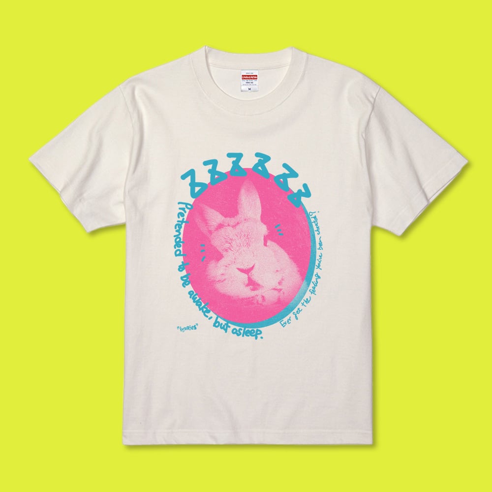 うさぎじゃい うにょうさTシャツ Tシャツ Tシャツ｜やと ホワイト