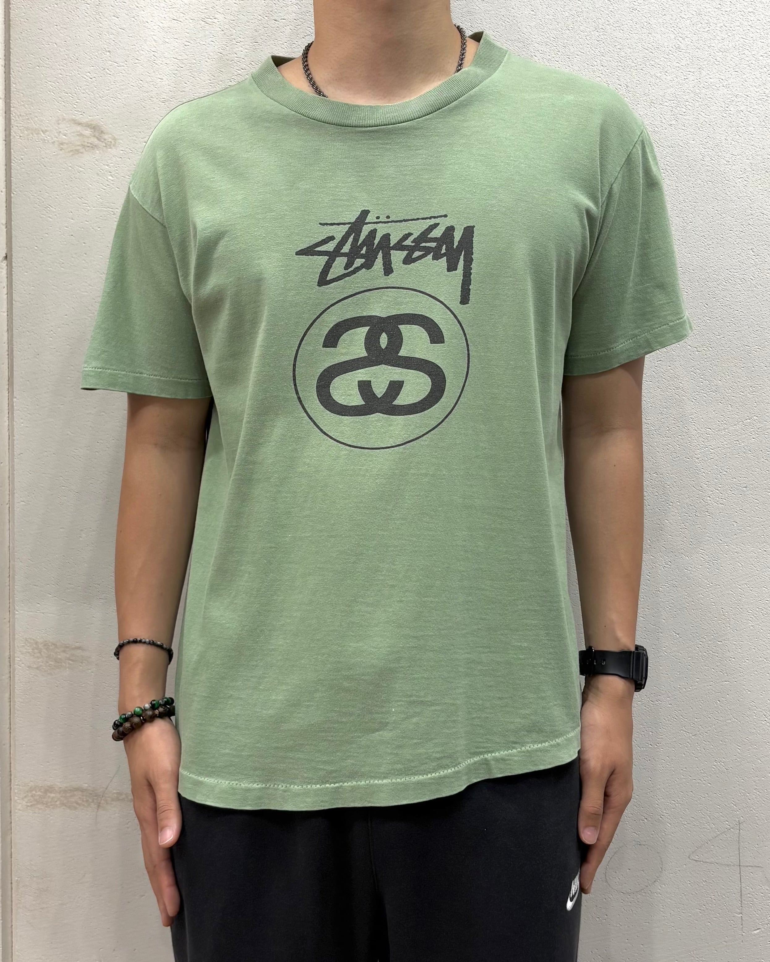 80's~90's old stussy DICE Design Tee “黒タグ” “ダイス” “サイコロ