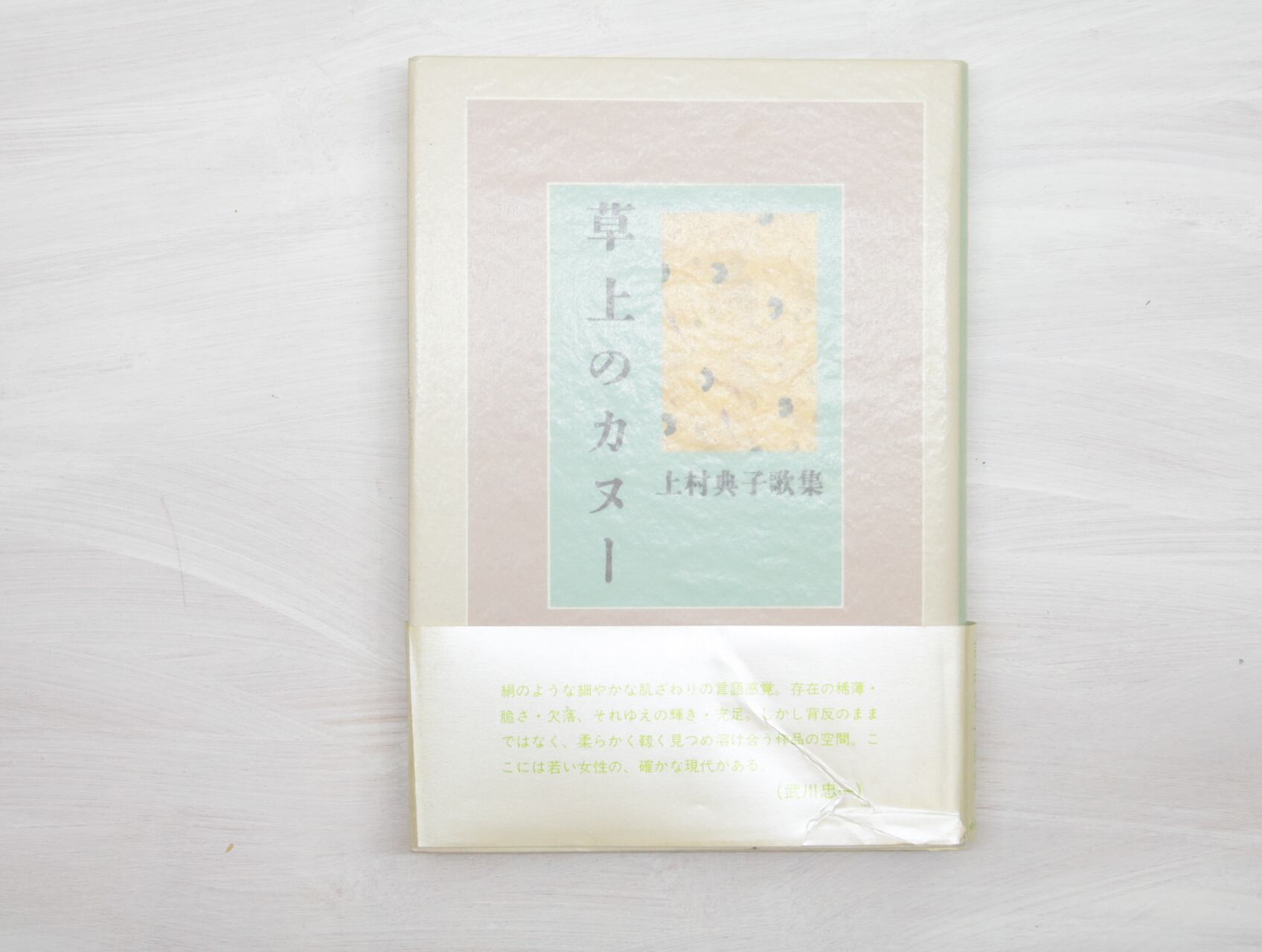 歌集 草上のカヌー 上村典子 323 書肆田高