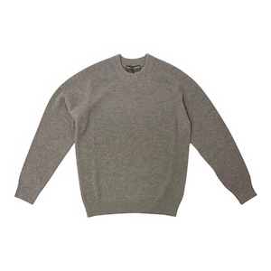 FILIPPO DE LAURENTIIS(フィリッポ デ ローレンティス) 12Gauge Wool/Cashmere Crew Neck Rib Knit(GC1MLM46) /BROWN(920)