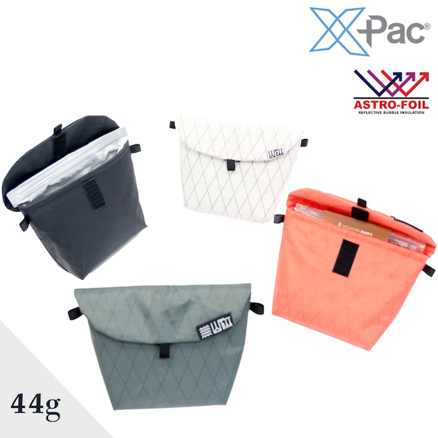 X-PAC製スタンドコジー（登山用コジーバッグ/ジップロック飯用保温ケース/アストロフォイル）