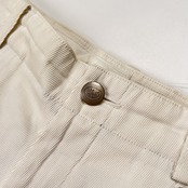 CASTELBAJAC SPORT カステルバジャック スポーツ ピケ風 ナイロン&コットン パンツ サイズ 78 /ホワイト/メンズ