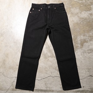 Mint 34×30 Levi’s 505 USA 98年 サルファー ブラック デニム パンツ