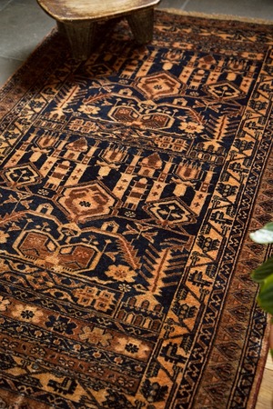 2068-Vintage Turkmen Ali khoja rug