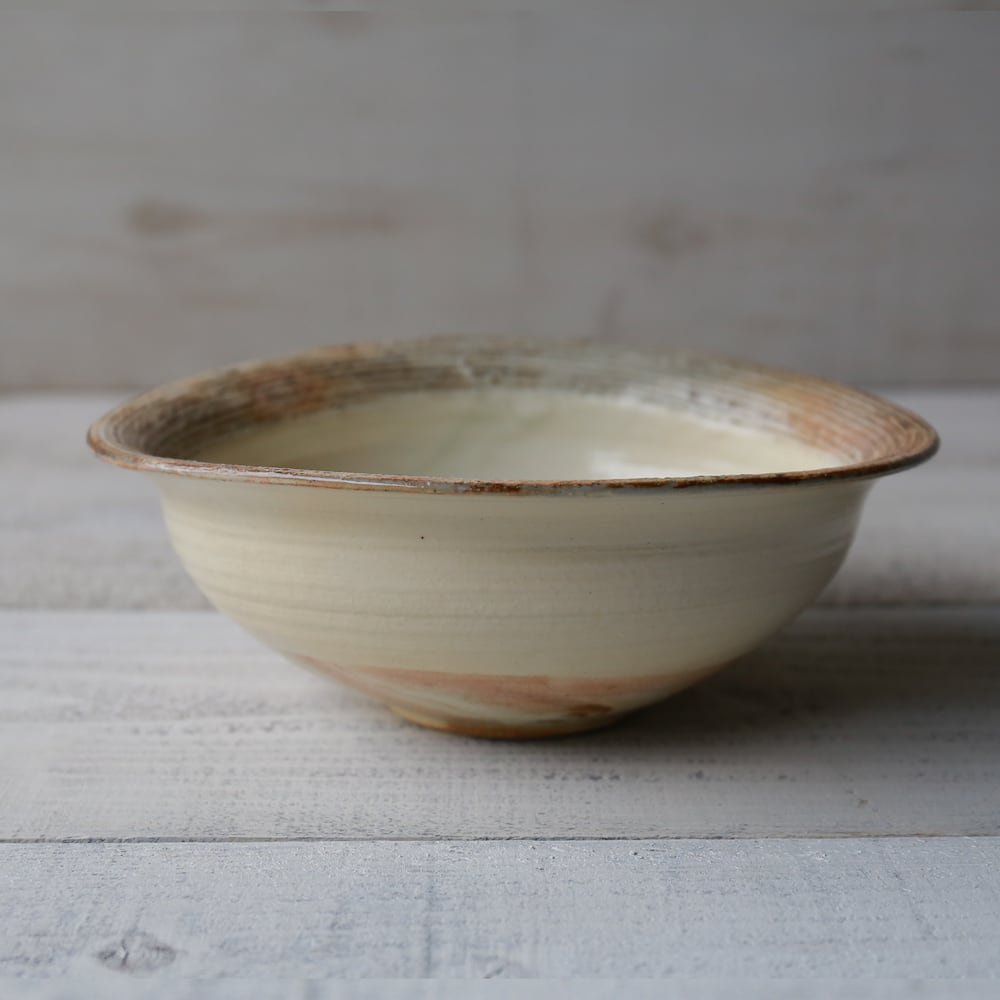 渕荒横彫 たわみ盛鉢 中