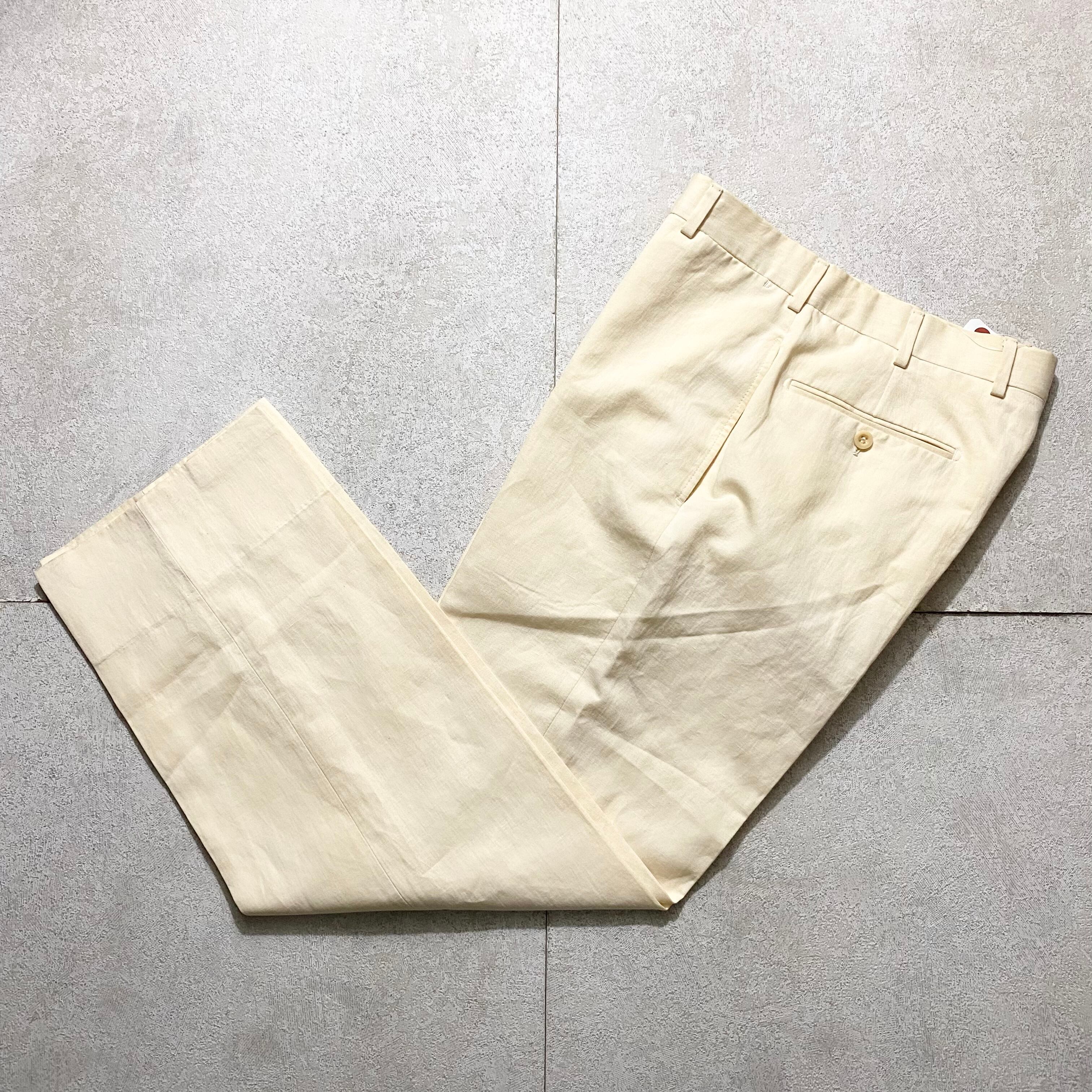 HERMES cotton×linen pants | NOIR ONLINE