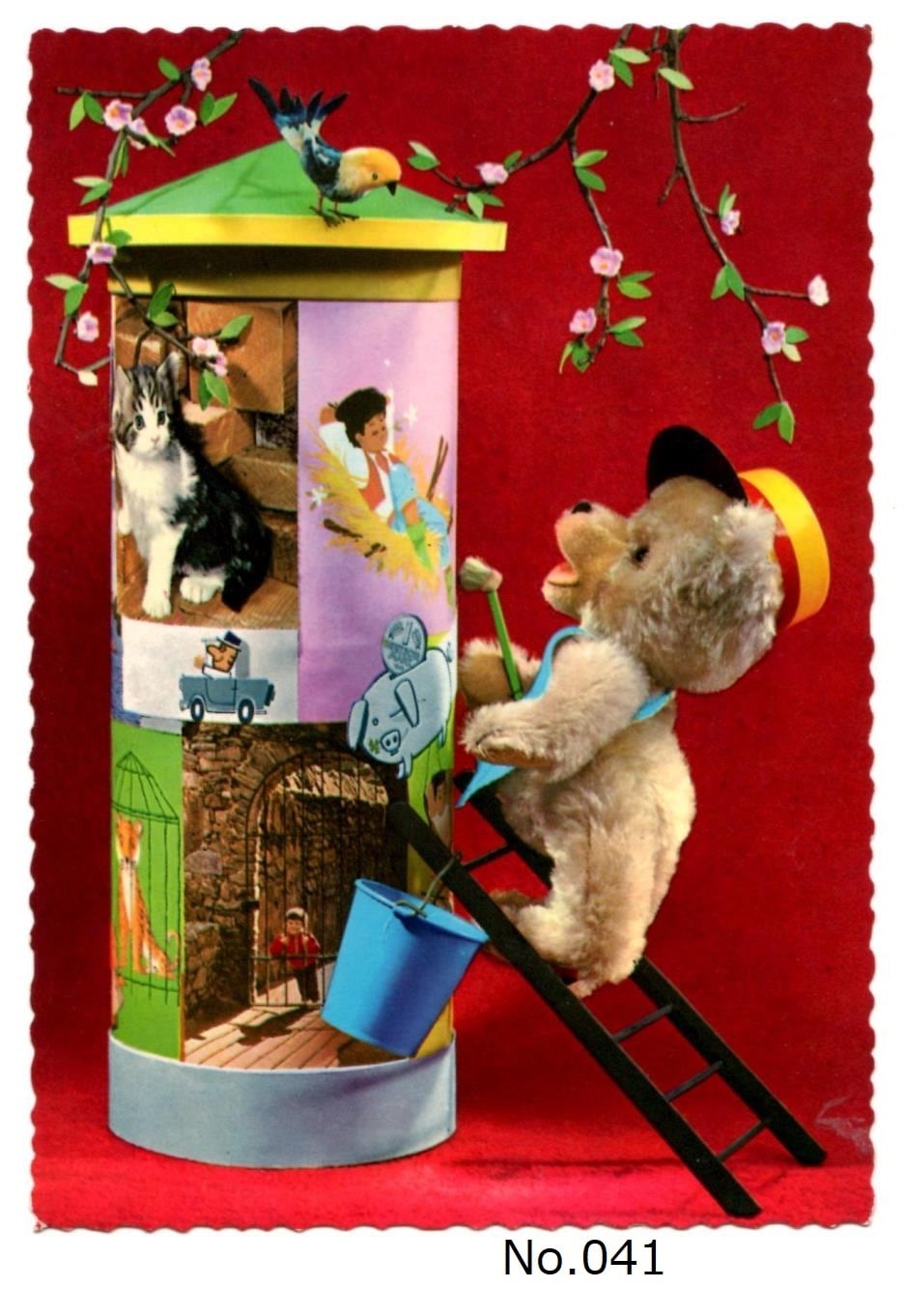 イースター ポストカード テディベア 人形劇 ドイツ | こりすのパン屋