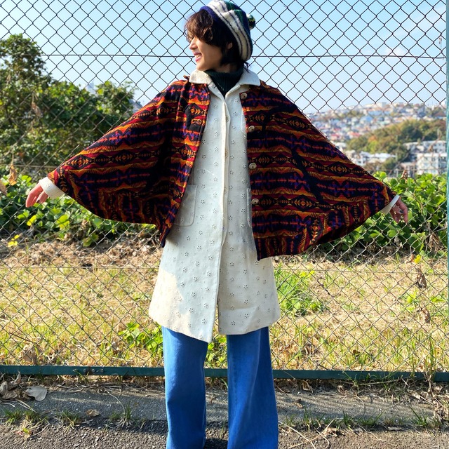 Wool Poncho (PENDLETON) | tana clothing STORE
