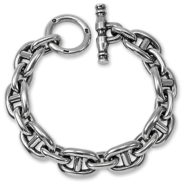 【REID MFG　リードMFG　BRACELET　ブレスレット】シルバーフィッシュアンカーリンクブレスレット/8リンク【送料無料】