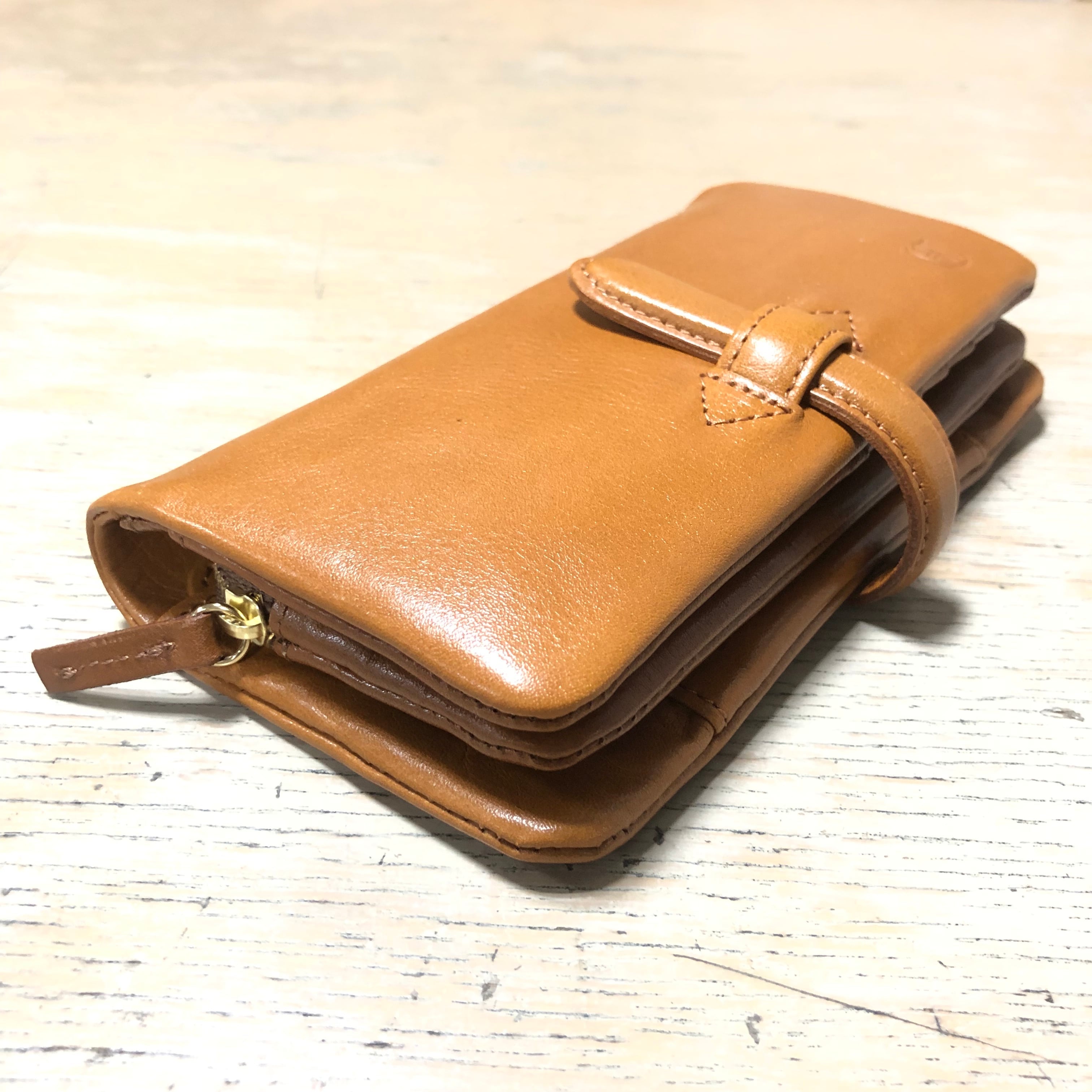 CLEDRAN かぶせ長財布 クレドラン TRONC トロン FLAP WALLET 本