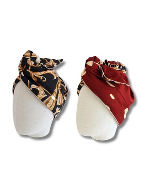 HAIR WRAP|Rouge Scarf Reversible