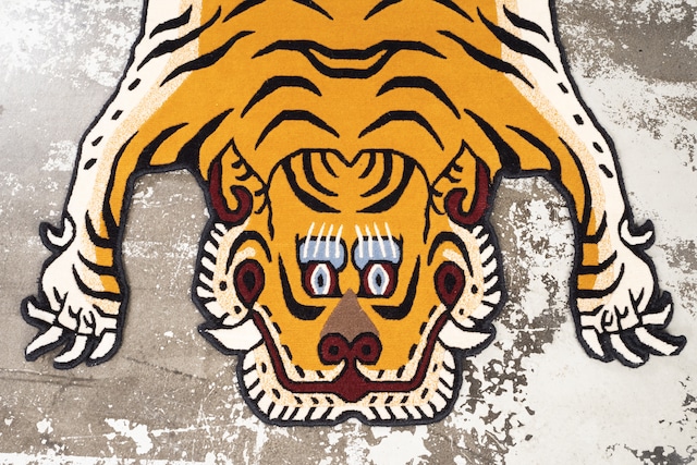 Tibetan Tiger Rug 《Lサイズ•ウール157》チベタンタイガーラグ