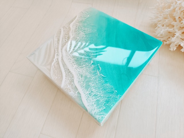 115.オーシャンレジンアート3wave