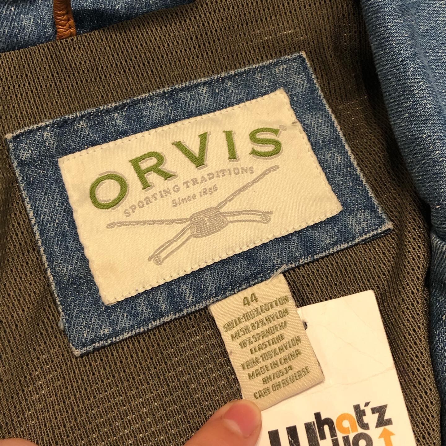90s〜00s ORVIS hunting × tailored denim jacket【高円寺店】 | What