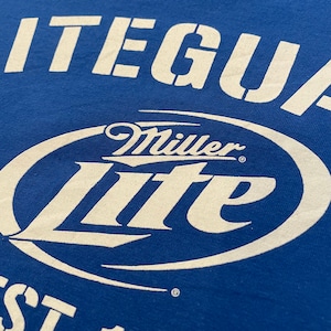 【GILDAN】ミラーライト ビール Tシャツ ロゴ Miller Lite XL ビッグサイズ US古着 アメリカ古着