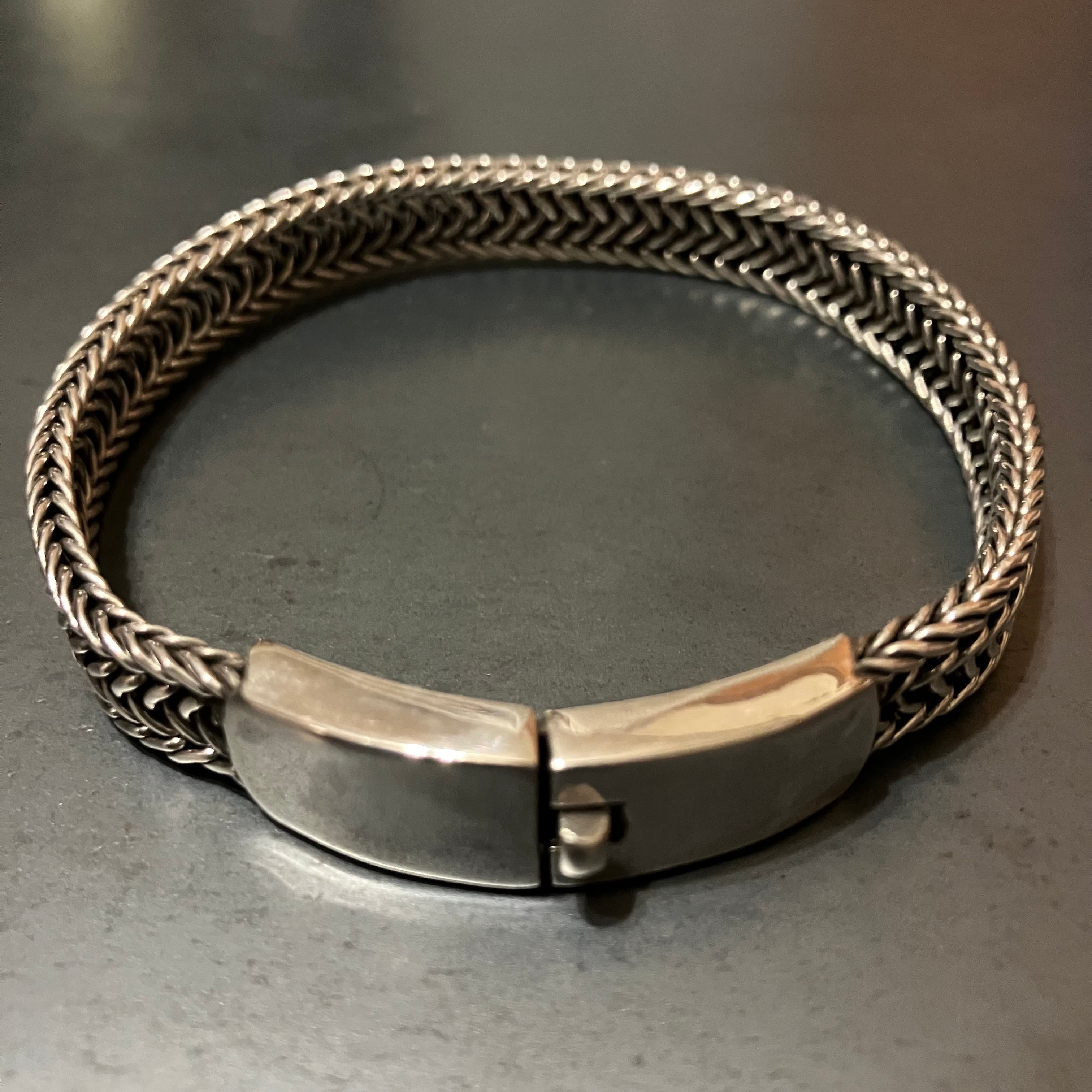 SILVER925 WIDE CHAIN BRACELET/シルバー/ブレスレット  