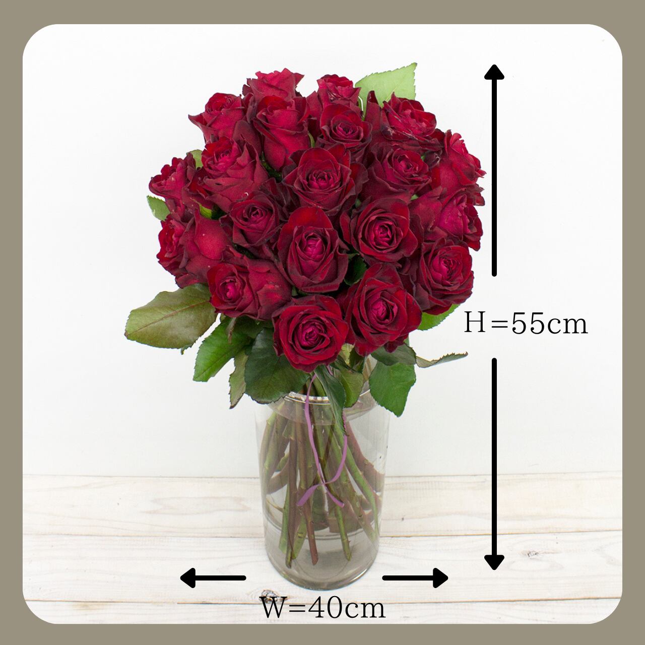 薔薇25本の花束 赤 いい夫婦 クリスマス 記念日 プロポーズ 結婚記念日 誕生日 お祝い フラワーギフト専門店 Conoka Online Shop お花や観葉植物で記念日を彩る