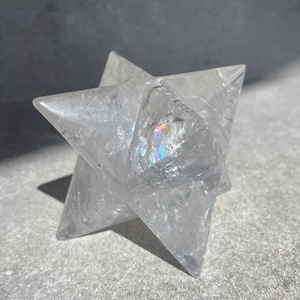 虹全体によく出ます◎ミナスジェライス産クリアクォーツ マカバ23◇ Clear Quartz ◇天然石・鉱物・パワーストーン