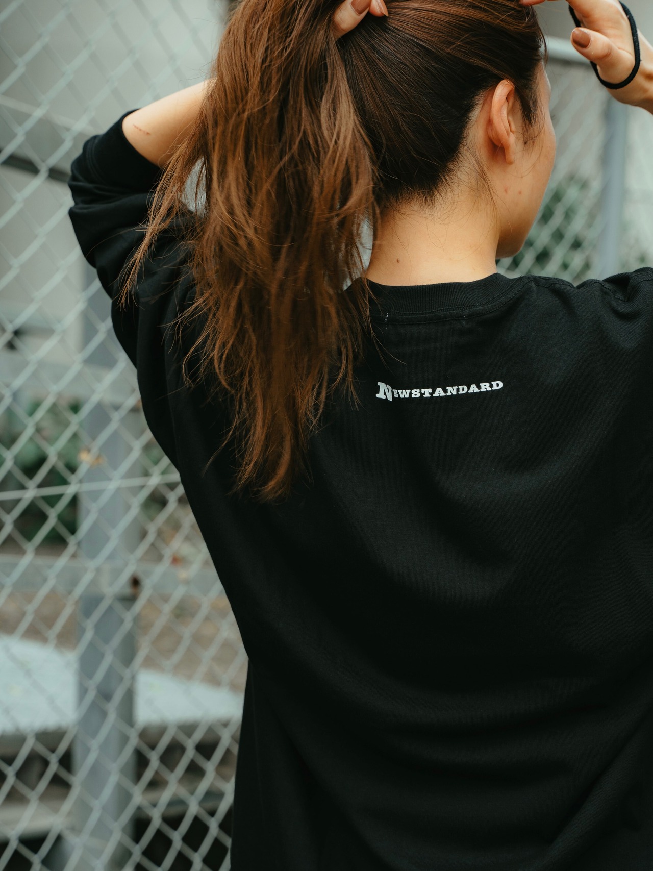 NS long sleeve Tee/Black