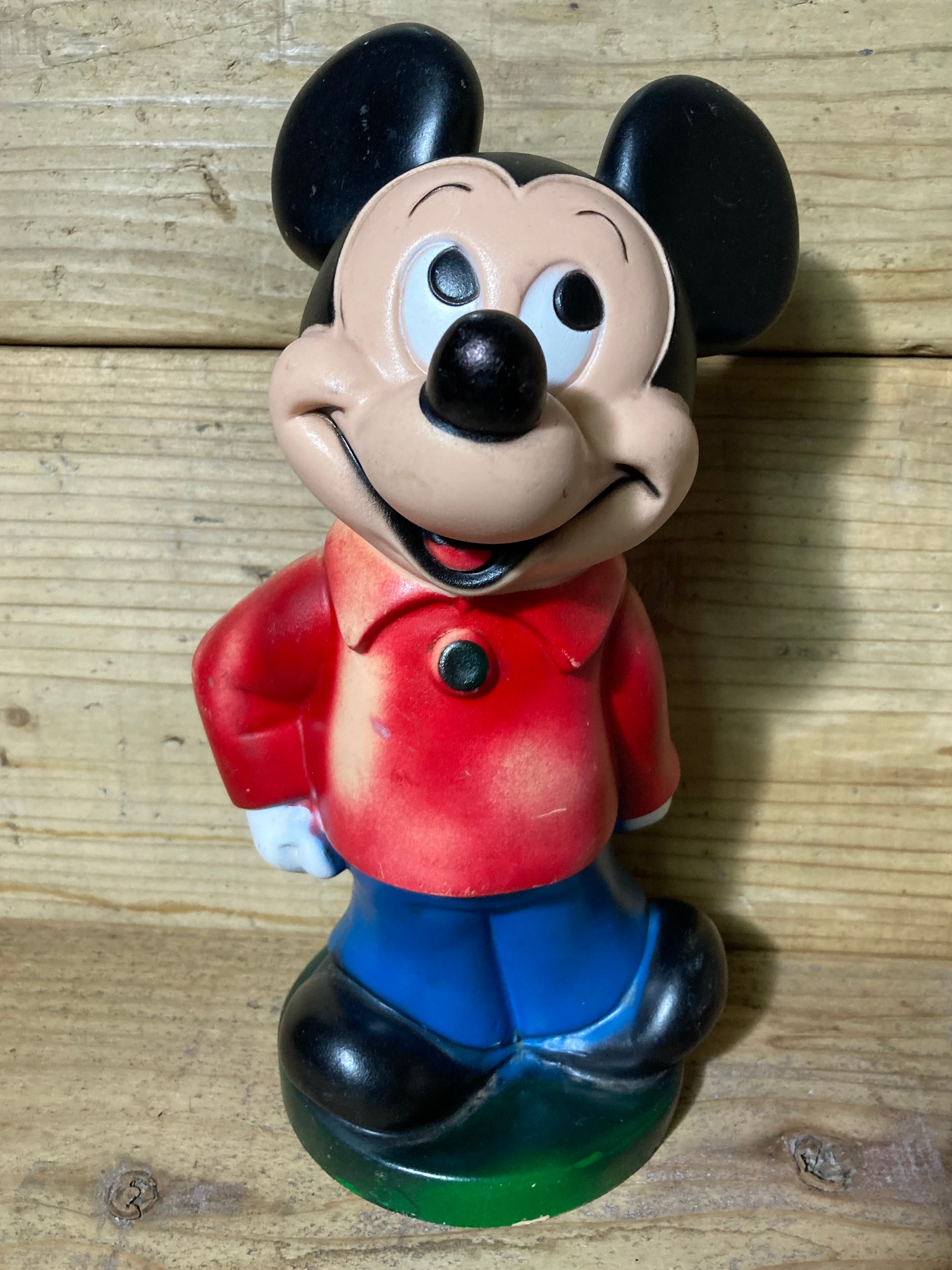 VINTAGE MICKEY MOUSE Coin Bank (beady antiques)