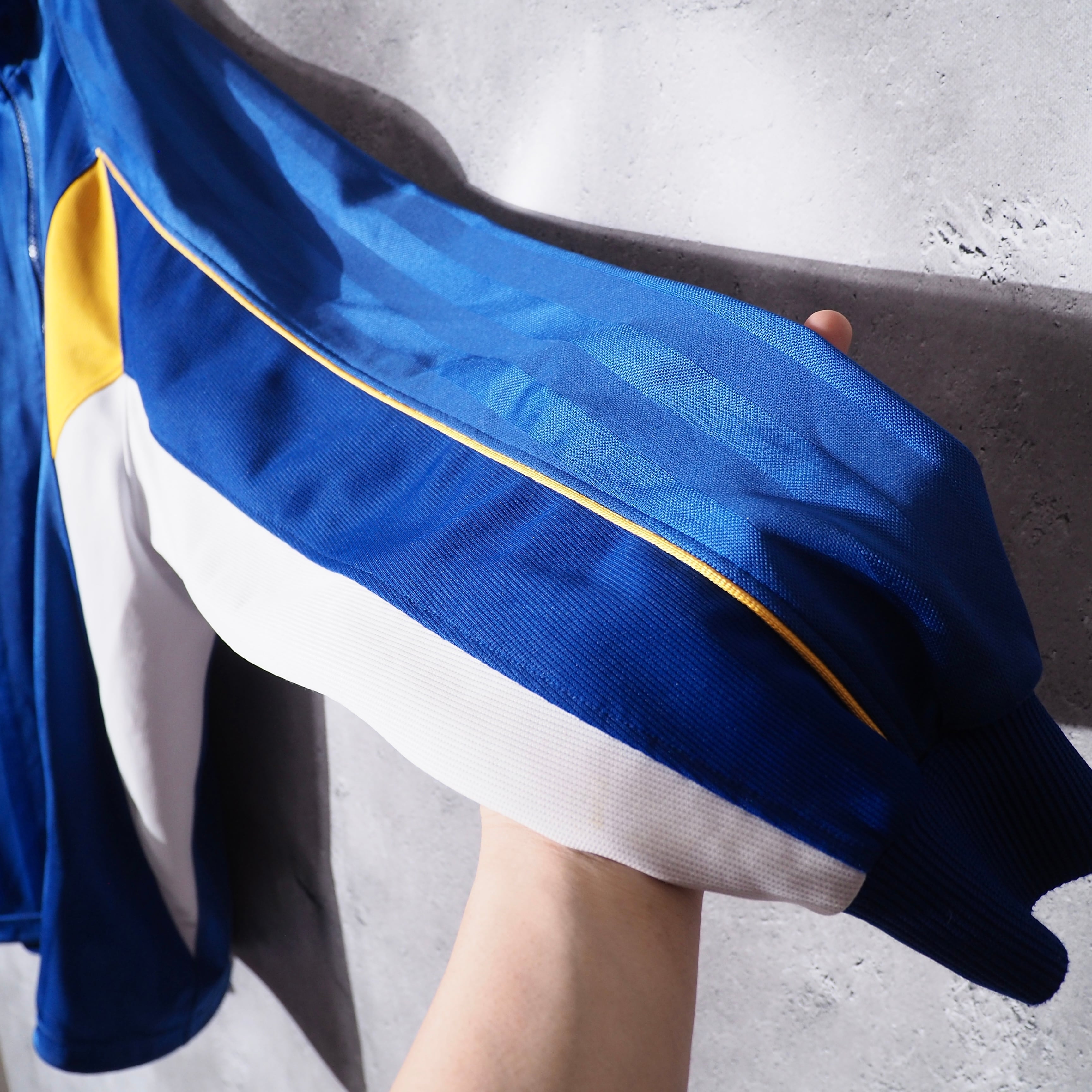 1990s ” PUMA ” Good color panel switching vintage loose track jacket