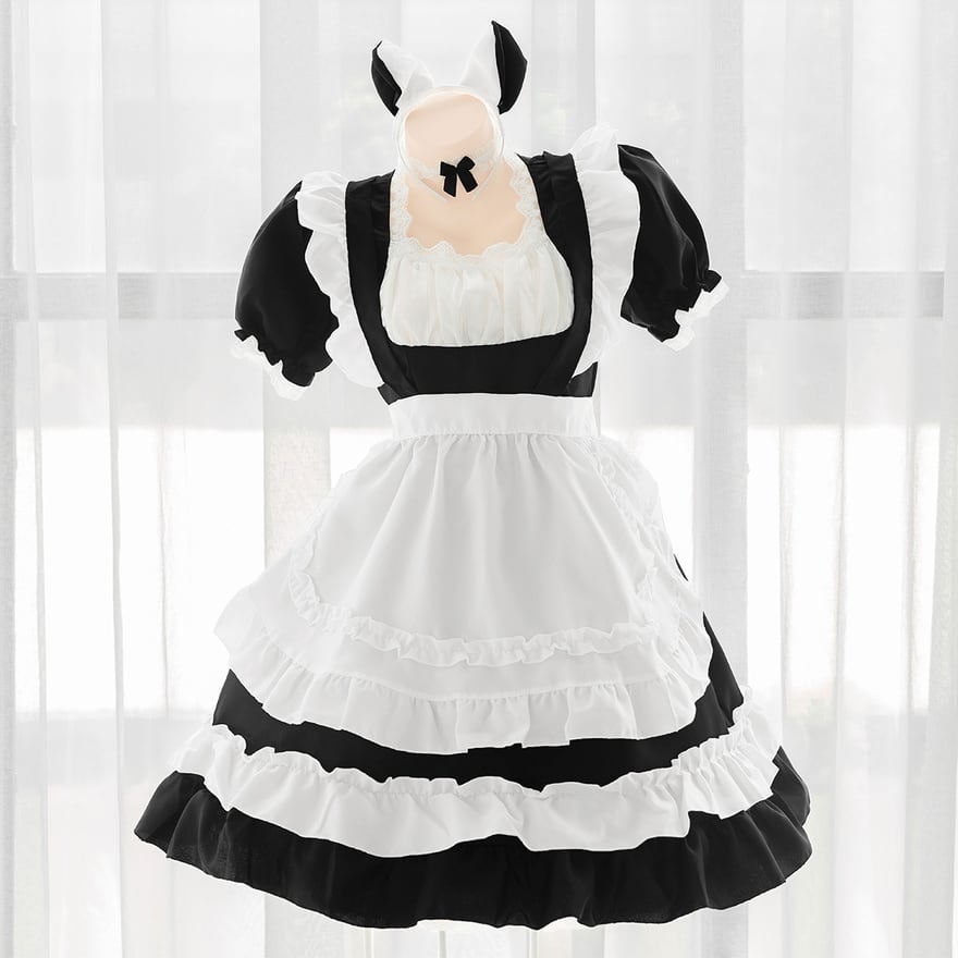 ゴスロリ通販 With U ゴシック ロリィタ メイド服 ワンピ