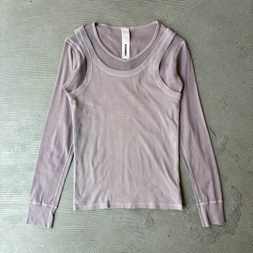 attachment / 3way long sleeve T-shirt