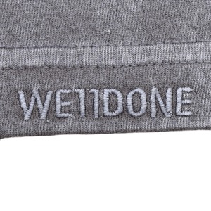 【WE11DONE】CHARCOAL DIRTY PAINTING T-SHIRT